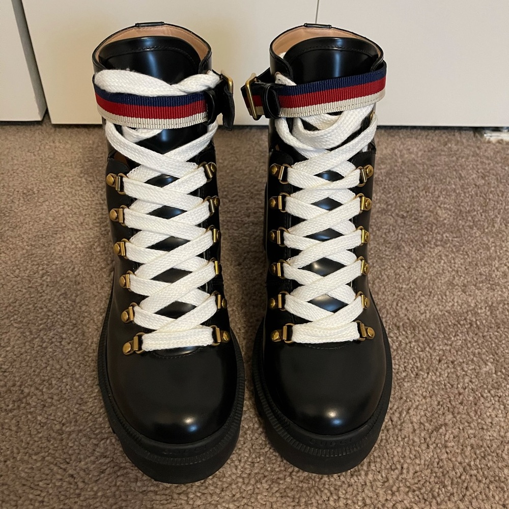 Gucci Sylvie Webb boot size 38